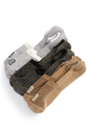 Sperry - Cotton Blend No-Show Liner Socks (Assorted 3-Pack) - shop on Greybox