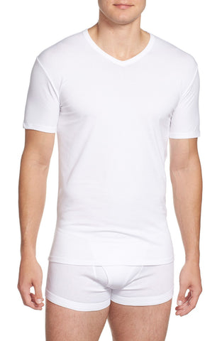 Stretch Cotton V-Neck T-Shirt (2-Pack)
