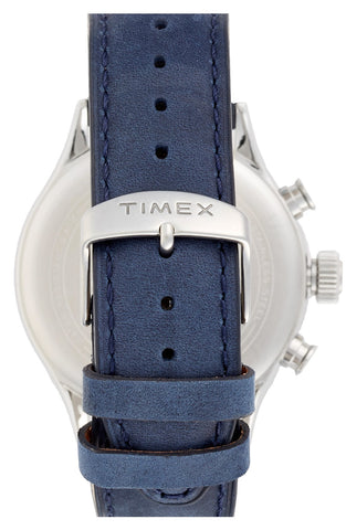 Timex® - 'Originals' Chronograph Leather Strap Watch, 42mm - shop on Greybox
