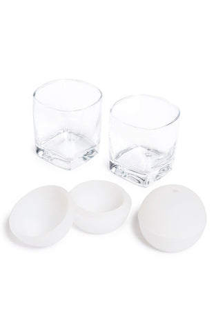 Ice Molds & Old-Fashioned Glasses