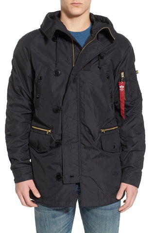 ALPHA INDUSTRIES - 'N-3B Ambrose' Water Resistant Military Parka - shop on Greybox