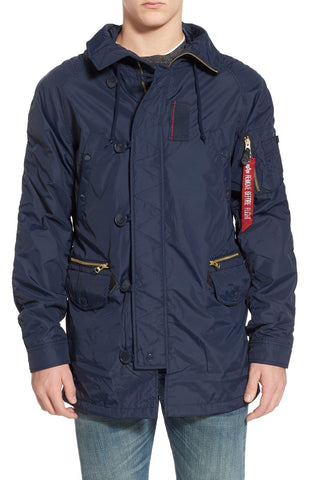 ALPHA INDUSTRIES - 'N-3B Ambrose' Water Resistant Military Parka - shop on Greybox