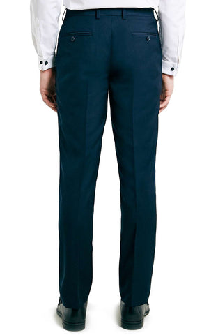 Skinny Fit Navy Suit Trousers