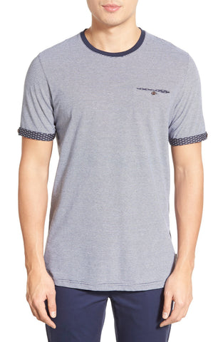 Ted Baker London - 'Tempoe' Stripe Crewneck T-Shirt - shop on Greybox