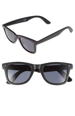 Topman - 48mm Matte Retro Sunglasses - shop on Greybox