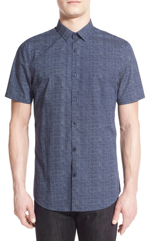 Calibrate - Trim Fit Print Short Sleeve Sport Shirt - shop on Greybox