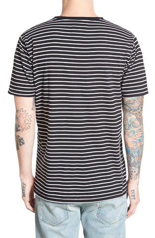 Barney Cools - 'B. Schooled' Stripe Crewneck T-Shirt - shop on Greybox