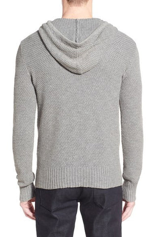Textured Jersey Hoodie