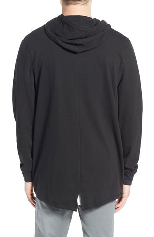 Threads for Thought - 'Crosbly' Longline Zip Hoodie - shop on Greybox