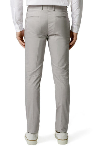 Topman - Light Grey Chambray Skinny Fit Suit Trousers - shop on Greybox