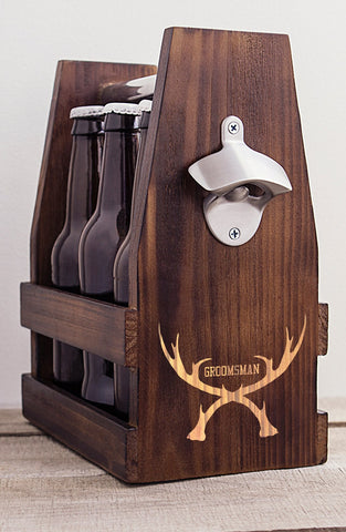 CATHY'S CONCEPTS - 'Groomsman' Beer Carrier - shop on Greybox