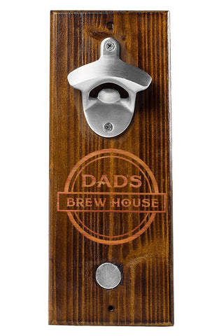 CATHY'S CONCEPTS - 'Dad's Brew House' Wall Bottle Opener - shop on Greybox