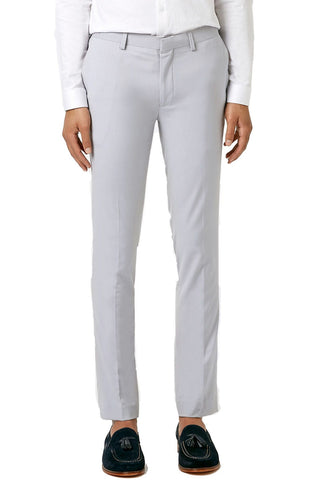 Topman - Ultra Skinny Fit Light Grey Suit Trousers - shop on Greybox