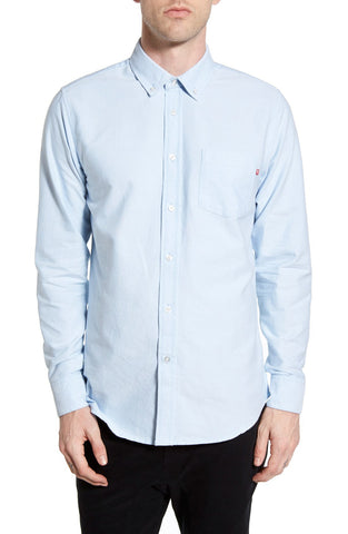 Obey - 'Dissent Trait' Trim Fit Oxford Shirt - shop on Greybox