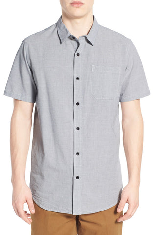 TAVIK - 'Maison' Short Sleeve Stripe Woven Shirt - shop on Greybox