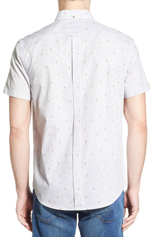 'Seaside' Print Short Sleeve Woven Shirt