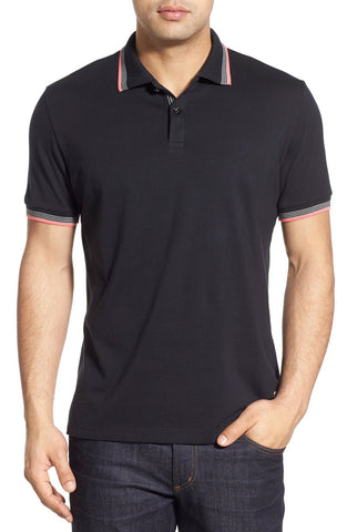 Stripe Tipped Polo