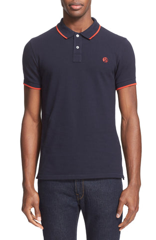 Tipped Cotton Piqué Polo