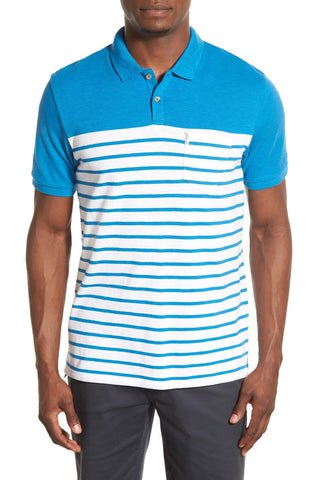 Slub Breton Stripe Polo