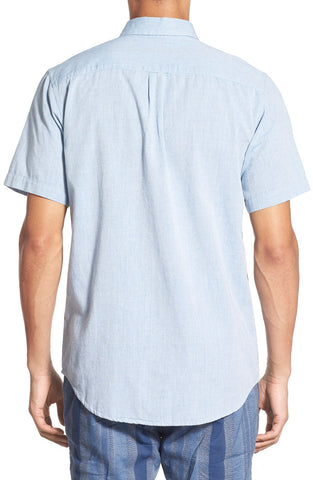 Obey - 'Capital' Trim Fit Solid Woven Shirt - shop on Greybox