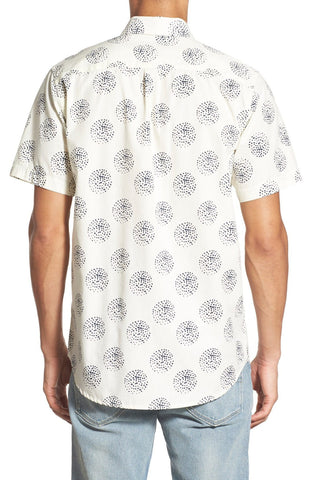 Obey - 'Mulholland' Slim Fit Print Short Sleeve Woven Shirt - shop on Greybox