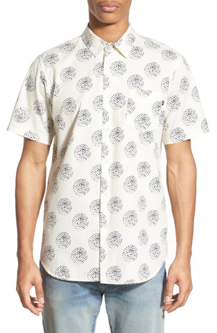 Obey - 'Mulholland' Slim Fit Print Short Sleeve Woven Shirt - shop on Greybox