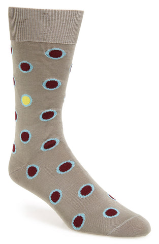 Paul Smith - 'Odd Bullseye' Dot Socks - shop on Greybox