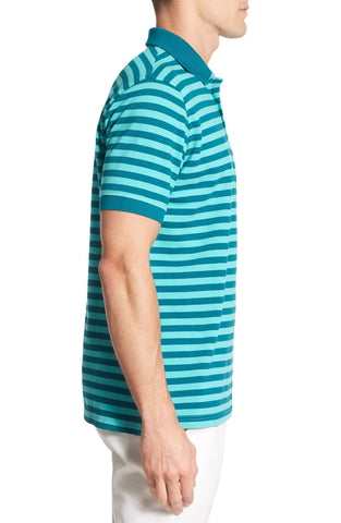 Stripe Piqué Polo