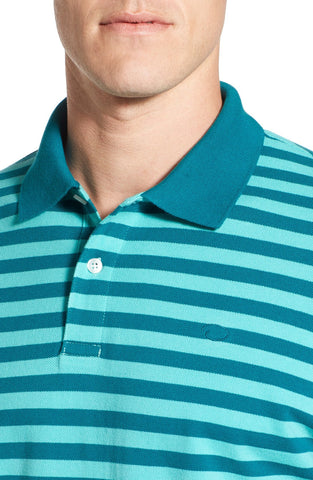 Stripe Piqué Polo