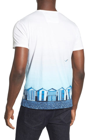 Ben Sherman - 'Beach Hut' Graphic T-Shirt - shop on Greybox