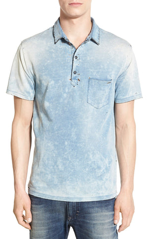 'T-Daniel' Distressed Polo