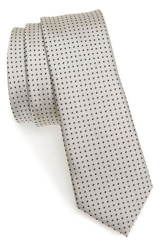 Topman - 'Champ' Dot Print Skinny Tie - shop on Greybox