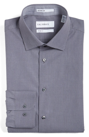 Trim Fit Stripe Dress Shirt