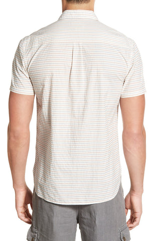 Stripe Short Sleeve Woven Shirt
