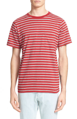 Saturdays NYC - 'Randall' Stripe Pocket T-Shirt - shop on Greybox