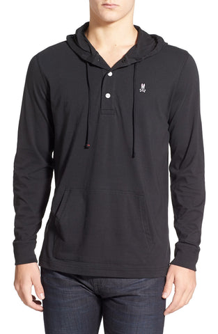 Psycho Bunny - Henley Hoodie - shop on Greybox