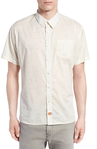 Print Short Sleeve Woven Shirt