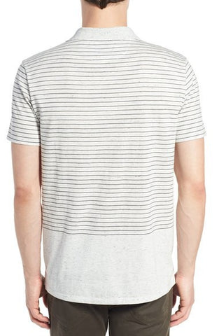 Stripe Cotton Blend Polo