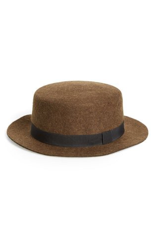 Topman - Wool Boater Hat - shop on Greybox
