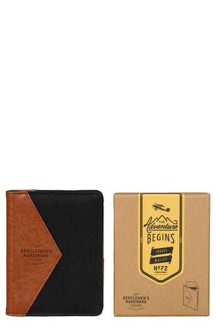 WILD AND WOLF - Bifold Canvas Travel Wallet - shop on Greybox
