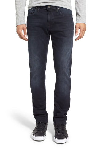 'Jake' Slim Straight Fit Jeans (Ink Beltown)