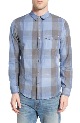 'Silverlake' Trim Fit Plaid Woven Shirt