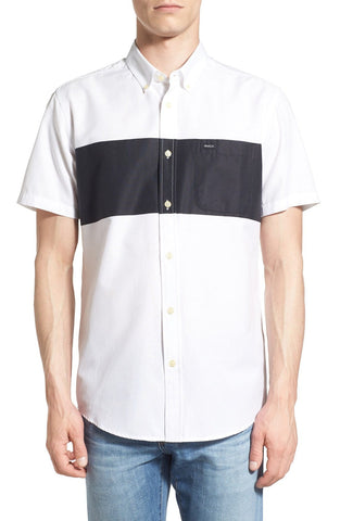 RVCA - 'That'll Do' Colorblock Short Sleeve Woven Shirt - shop on Greybox