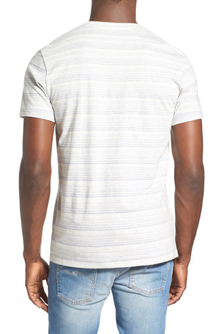 'Cirrus' Stripe V-Neck T-Shirt