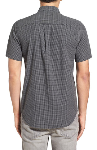 Obey - 'Keene' Trim Fit Short Sleeve Gingham Woven Shirt - shop on Greybox