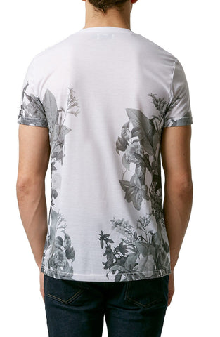 Topman - Lily Floral Print T-Shirt - shop on Greybox