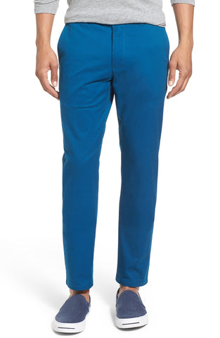 Slim Fit Washed Stretch Cotton Chinos