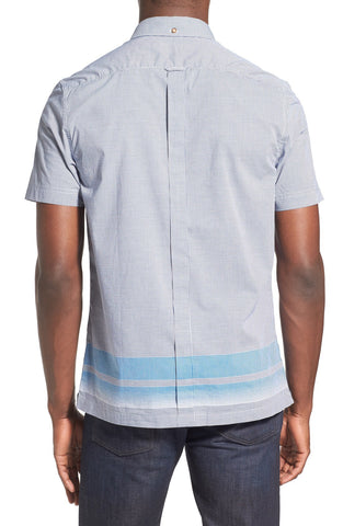 Print Short Sleeve Woven Shirt