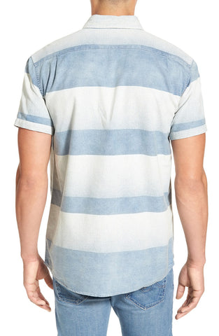 'Dip Down' Stripe Woven Shirt