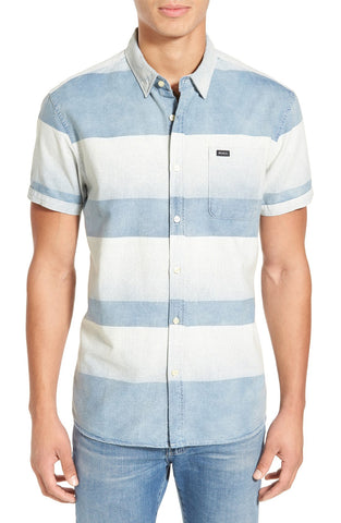 'Dip Down' Stripe Woven Shirt